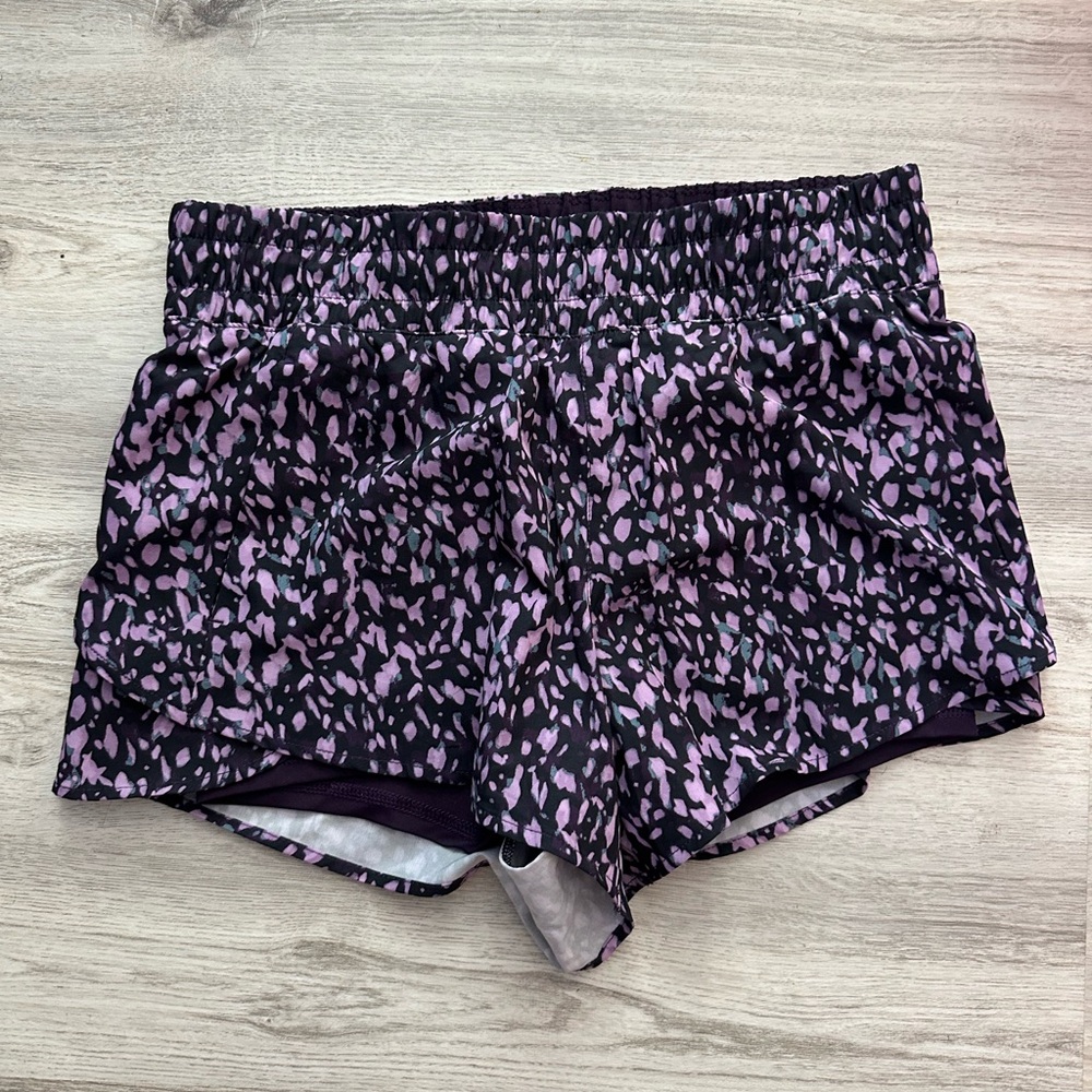 Avia Purple/Black & Black Active Shorts